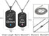 His Angel Her Demon Couple Pendant Necklaces His & Hers Matching Set Titanium Stainless Steel Couple Pendant Necklace Engraved Jewelry Set, Perfec...