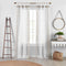 Elrene Home Fashions Shilo Sheer Boho Tab-Top Window Curtain Panel with Tassels, Linen, (52 X 84)...
