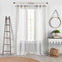 Elrene Home Fashions Shilo Sheer Boho Tab-Top Window Curtain Panel with Tassels, Linen, (52 X 84)...