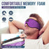 Bluetooth Sleep Mask, Boodlab Sleep Headphones for Side Sleepers, Travel Eye Mask for Sleeping Airplane, Washable Sleep Mask Headphones with Adjus...