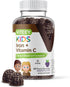 Iron Gummies for Kids with Vitamin C - Supports Energy, Blood Cell Formulation, Blood Builder Anemia Kids Iron Supplements - Vegan, Gelatin Free, ...
