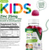 Zinc for Kids Gummies, 25mg - Immune Support for Kids & Teens - Powerful Natural Antioxidant, Kids Zinc Vitamin Supplement - Vegan, Gelatin Free, ...