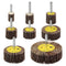8 Pcs Flap Wheel Sander Set, 1/4" Shank 8Size Flapper Wheel, SHITIME Long-Lasting Cylindrical Shape Sanding Wheel for Removing and Polishing Rust ...