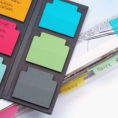 Heelium 180-Count Reusable Films/Sticky Note Page Tabs 2" x 1.75", Il Sommario...