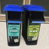 Smoker Grill Pellet Label Stickers, for Wood Pellet Storage Containers, Pasted on Pellet Storage Bucket for Easy Identification of Pellets of Diff...