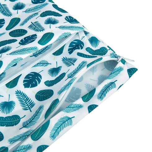 babygoal Wet Dry Bags for Baby Cloth Diapers, Washable Travel Bags, Beach, Pool, Gym Bag for Swimsuits & Wet Clothes with Two Zippered Pockets 3 P...