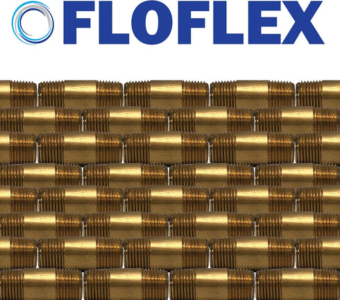 Brass Fitting 7pcs, 1/2" X 3/8" NPT Kit, Reducing Adapter, Reducing Hex Nipple, Hex Bushing...