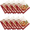 Elrene Home Fashions Swaying Leaves Bordered Fall Napkins, Seasonal Dinner Napkins for Formal or Everyday Use, 17" x 17", Set of 8...