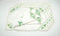 Thanksgiving Holidays Set of 4 Table Place Settings (4 Placemats/4 Napkins) in a Green Celtic Trinity Knot Design...