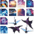 Origami Paper 6x6 Double Sided 50 Sheets 10 Colors origami kit Japanese Chiyo Square Craft Kits Easy Fold Arts Crafts DIY Handwork Beginner Starry...