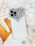 Cute 3D Glitter Case for iPhone 11, Sparkling Aesthetic Heart Gems Bling Case, Pretty shine Colorful Diamond Soft TPU Bumper Case for Women Girl-i...