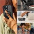 for iPhone 15 Pro Max Case with Invisible Magnetic Stand, Compatible with Mag-Safe Translucent Matte with Built-in Screen Protector, Shockproof Pr...