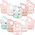 Hudson Baby Unisex Baby Waterproof Polyester Bibs, Sweetest Cupcake, Feeder...