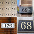 DXCYZ 12 Inch Large Number Stencils Kit 0-9 Address Number Stencil, 10PCS Reusable Plastic Painting Number Templates for Mailbox Signs, Door, Cars...