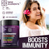 Antioxidant SuperStars - Elderberry Gummies with Mangosteen | Acai Berry | Goji Berry | Noni Fruit | Black Sambucus Elderberry Gummies For Kids an...