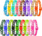 18 Pcs Puppy Collars for Litter Adjustable Puppy Whelping Collars Soft Nylon Puppy ID Collars with Safety Quick Release Buckle for Small Medium Do...