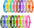 18 Pcs Puppy Collars for Litter Adjustable Puppy Whelping Collars Soft Nylon Puppy ID Collars with Safety Quick Release Buckle for Small Medium Do...