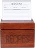 Modern Recipe Cards (Set of 60) - 4x6” Double Sided Premium Thick Card Stock w/Bonus Measuring Chart and PVC Card Protector (4 x 6 inches)...