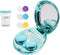 Contact Lens Case?Portable Travel Contact Lens Box with Mirror Tweezers Remover Tool Solution Bottle for Travel & Home...
