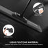for Samsung Galaxy A03s Phone Case: Shockproof Silicone Slim Cover Hybrid Protective Cell Case - Durable TPU Dual Layer Drop-Proof Cover (Black)...