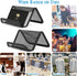 2 Pcs Black Business Card Holder Desk, Wire Mesh Business Card Holder Display, Desktop Business Card Stand, Metal Business Card Display Holder for...