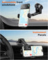 APPS2Car Car Phone Holder Mount, Dashboard/Windshield/Cell Phone Holder for Car, Compatible with iPhone, Samsung, All Phones,Black...