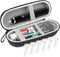 Electric Toothbrush Travel Case, Hard Storage Case with 6pcs Toothbrush Cover Caps, Fits for Oral-B/Oral-B Pro/Philips Sonicare Electric Toothbrus...