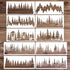 10 Pieces Pine Tree Stencils 14 x 6 inches Reusable Template Large Tree Stencil for Painting Wall Wood Window Furniture Fabric Canvas Home Décor...