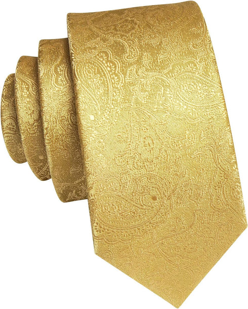 Hi-Tie Father And Son Tie Set Jacquard Woven Silk Necktie Pocket Square Set For Wedding Party Formal Dress Gifts...