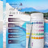 AQUALUNA Test Strips for Hot Tub and Spa- 125 ct - Quick and Accurate Testing for Water Total Hardness, Free Chlorine/Bromine, Total Chlorine, Alk...