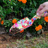 GARTOL Garden Tool Set - 3 Piece Thickly Cast Aluminum Gardening Tools Kit with Floral Paint, Heavy Duty Hand Garden Tools with Box Include Trowel...