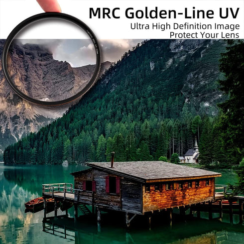 Lightdow MRC UV Filter Protective Schott Optical Glass Ultra-Thin Slim with Multi-Coated Protection Lens Filters for Canon Nikon Sony DSLR Camera ...