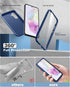 FNTCASE for Samsung Galaxy A35-5G Case: Phone Case with Built-in Screen Protector Protective Silicone Cell Phone Cover Rugged Shockproof Full Prot...