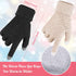4 Pieces Winter Glove and Hat Set Women Winter Hat Touchscreen Gloves Warm Knitted Beanie Hats and Gloves for Women...