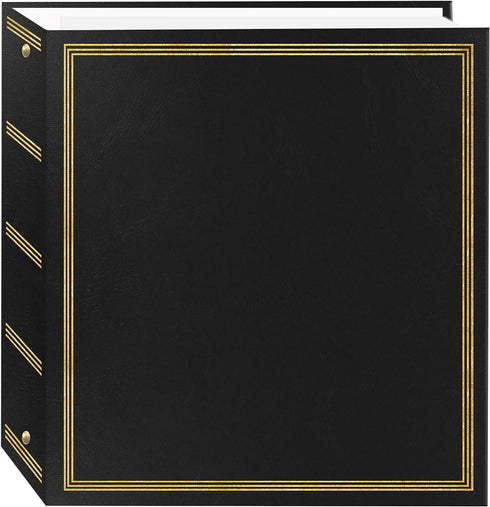 Pioneer Photo Albums TR-100/BK Magnetic 3-Ring 100 Page Photo Album, Black...