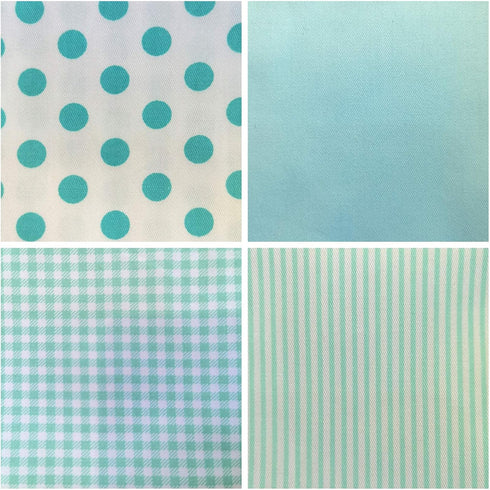 8pcs 18 x 22inches (46x56cm) Cotton Fabric Green Pattern Pre-Cut Quilt Squares Fat Quarters Fabric Bundles for Sewing and Quilting...
