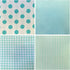 8pcs 18 x 22inches (46x56cm) Cotton Fabric Green Pattern Pre-Cut Quilt Squares Fat Quarters Fabric Bundles for Sewing and Quilting...