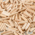 Sukh 200Pcs Wooden Dowel Pins - Wooden Dowels Fluted Wood Dowel Pins with 1/4?5/16 and 3/8-inch for Joining in Furniture, Cabinets and Other Woodw...