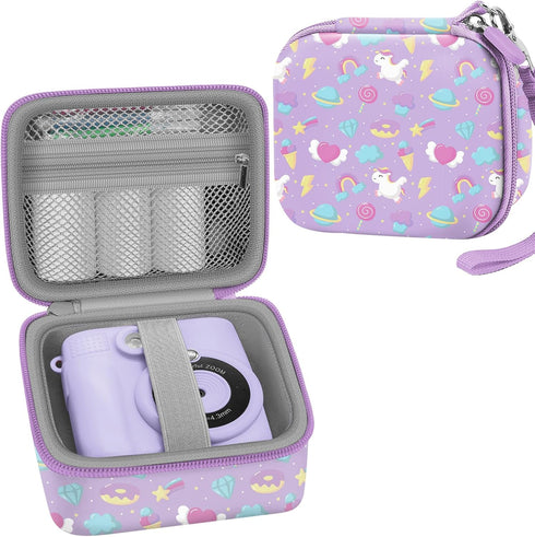 Leayjeen Kids Camera Case Compatible with ESOXOFFORE/Dylanto/GKTZ/HiMont/CAMCLID Kids Camera Instant Print for Holiday Gifts and Birthday Gifts fo...