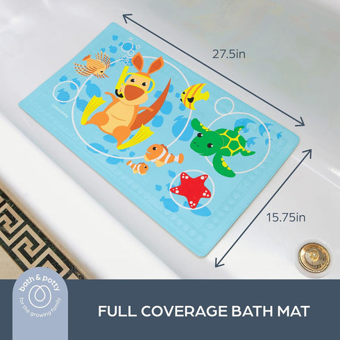 Dreambaby Anti-Slip Bath Mat with Too Hot Indicator...