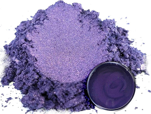 Eye Candy Pigments Premium Purple Mica Powder - Purple Sage (25gr) - for Epoxy, Resin, Soap, Paint, Woodworking, Acrylic Pouring, Bath Bombs, Fish...