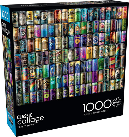 Buffalo Games - Bigelow Illustrations - Crafty Brews - 1000 Piece Jigsaw Puzzle for Adults Challenging Puzzle Perfect for Game Nights - Finished P...