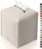 Tissue Box Cover for PU Leather, Modern Simple Solid Color Holder Square Tissue Bag, Ideal for Bathrooms,Office,Car,Outdoor Tent,Dining Table,5"X5...