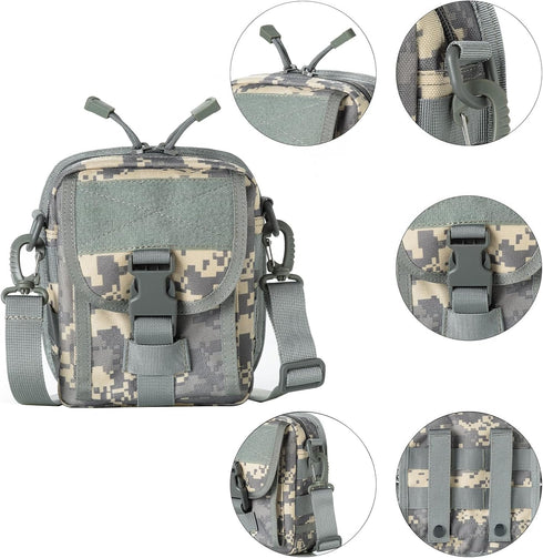Camo Binocular & Rangefinder Case,Life Waterproof, Inside the Foam Cushion Shockproof, Suitable for Hunting Hiking Travel to Carry?Binoculars Belo...