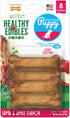 Nylabone Healthy Edibles Natural Puppy Chews Long Lasting Lamb & Apple Flavor Treats for Puppies, X-Small/Petite (8 Count)...