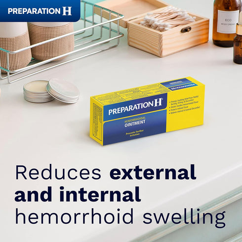 PREPARATION H Hemorrhoid Symptom Treatment Ointment, Itching, Burning & Discomfort Relief, Tube (2.0 Ounce)...
