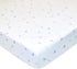 American Baby Company Fitted Crib Sheet 28" x 52", Soft Breathable Neutral 100% Cotton Jersey Sheet, Silver Blue Arrow, for Boys and Girls, Fits C...