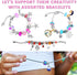 Modda Charm Bracelet Making Kit with Cute Bag, Assorted Beads, Charms, Necklace, Jewelry Making Kit for Girls, Crafts for Kids, Girls, Gift for gi...