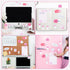 Pink Nurse Gift Sticky Notes Set - 550 Sheets Cute Medical Essentials Self-Stick Notes Page Memo Pads for Nursing Student Women Girls Friends Hosp...