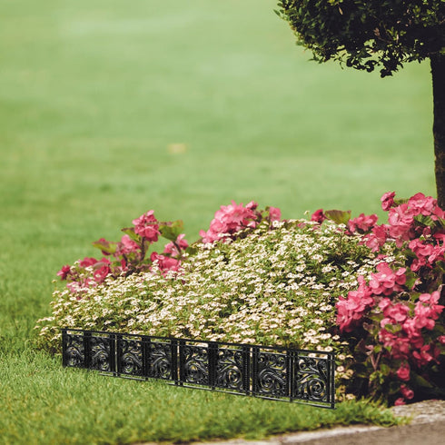 Yardwe 8pcs Miniature Garden Fence Fairy Garden Fence Micro-Landscape Dollhouse Decorations...